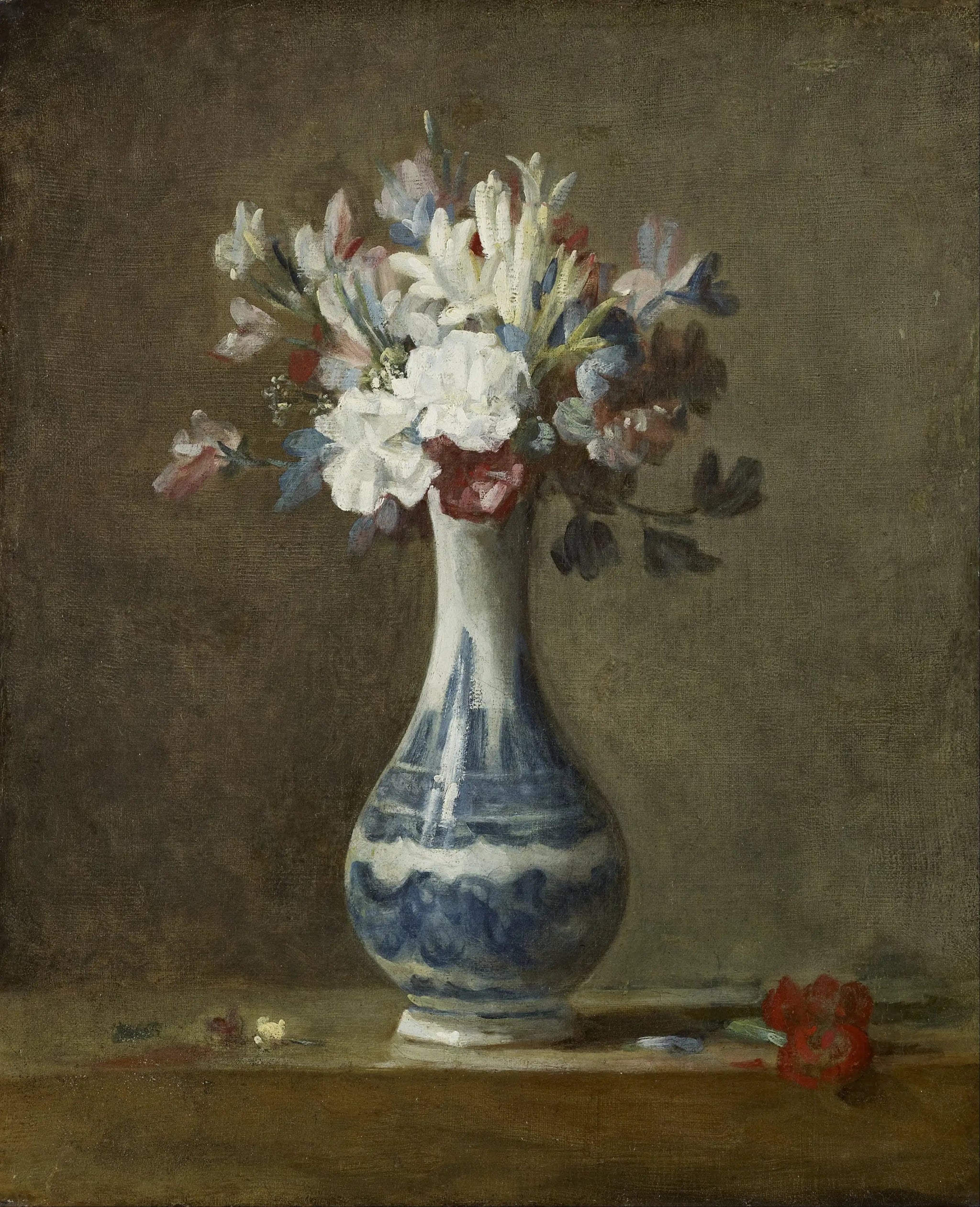 Bouquet - Jean Siméon Chardin image 1 tableau peint à l’huile sur toile