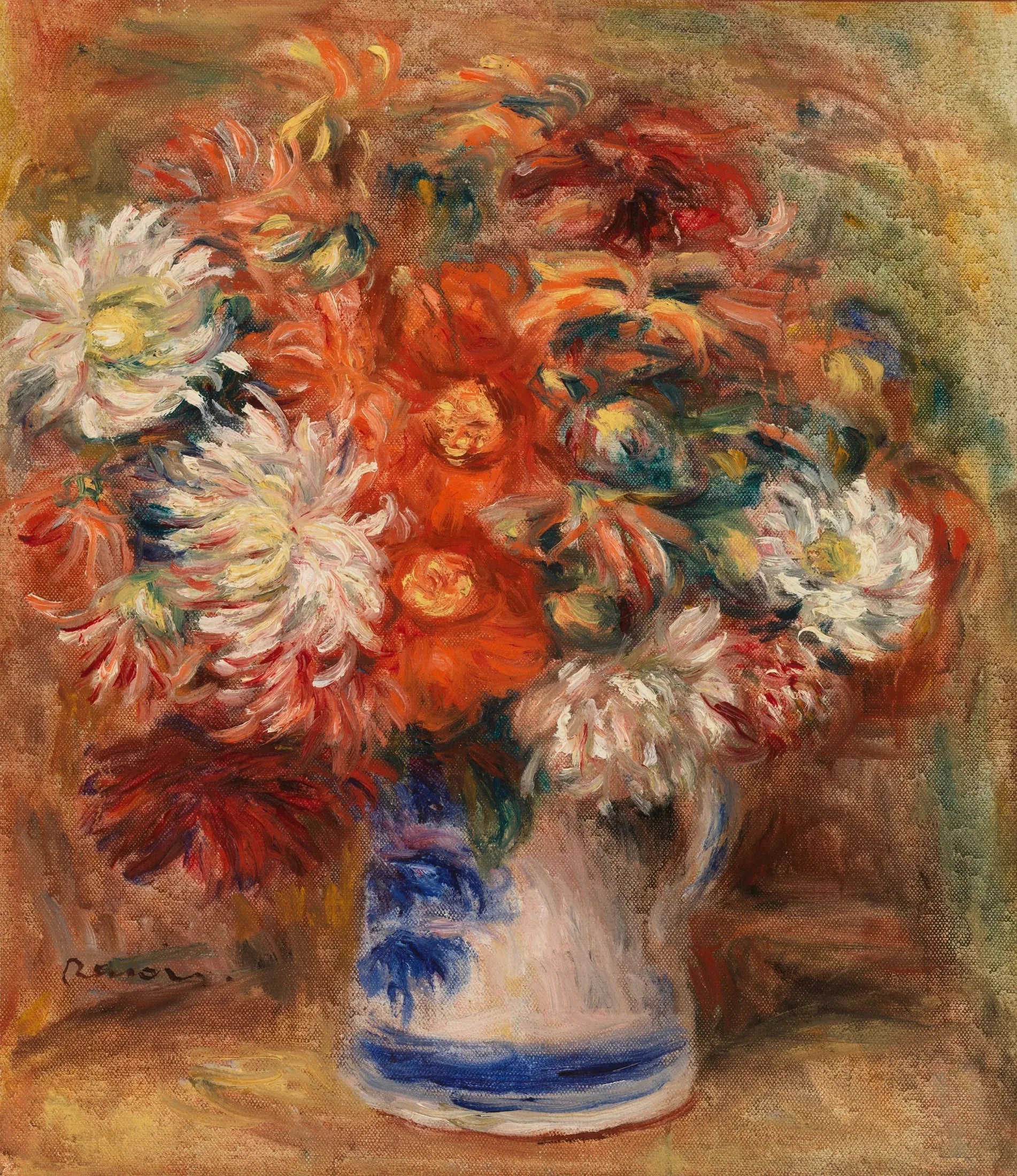 Bouquet - Pierre-Auguste Renoir image 1 copie de tableau peinte à la main