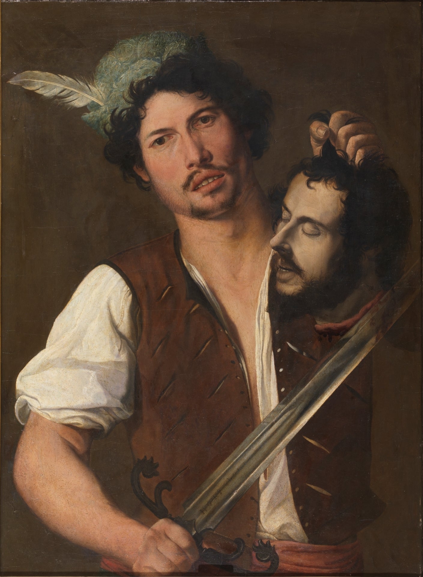 Bourreau avec la tête de Jean-Baptiste - Orazio Gentileschi image 1 reproduction de peinture à l’huile