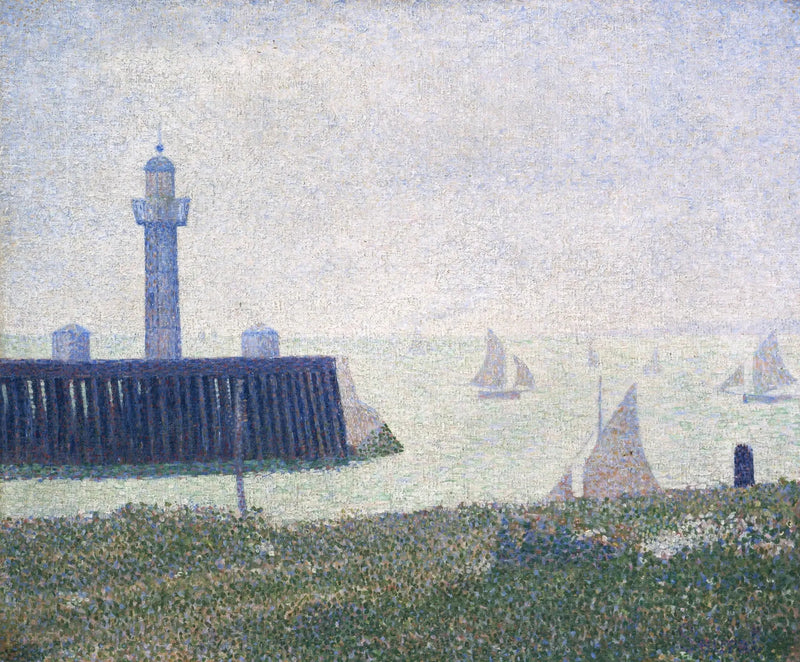 Bout de jetée, Honfleur - Georges Seurat