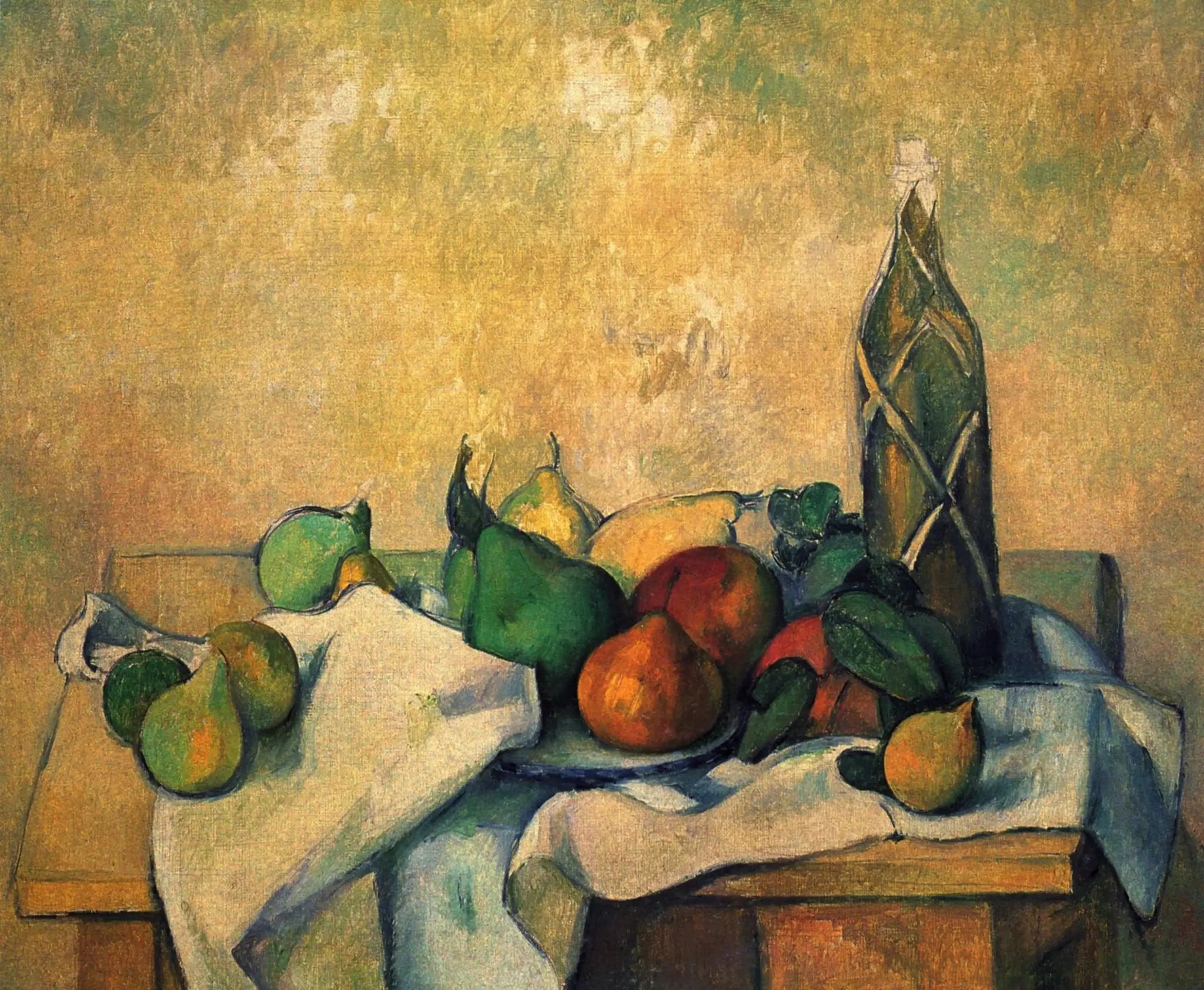 Bouteille de liqueur - Paul Cézanne image 1 reproduction d’œuvre d’art à l’huile
