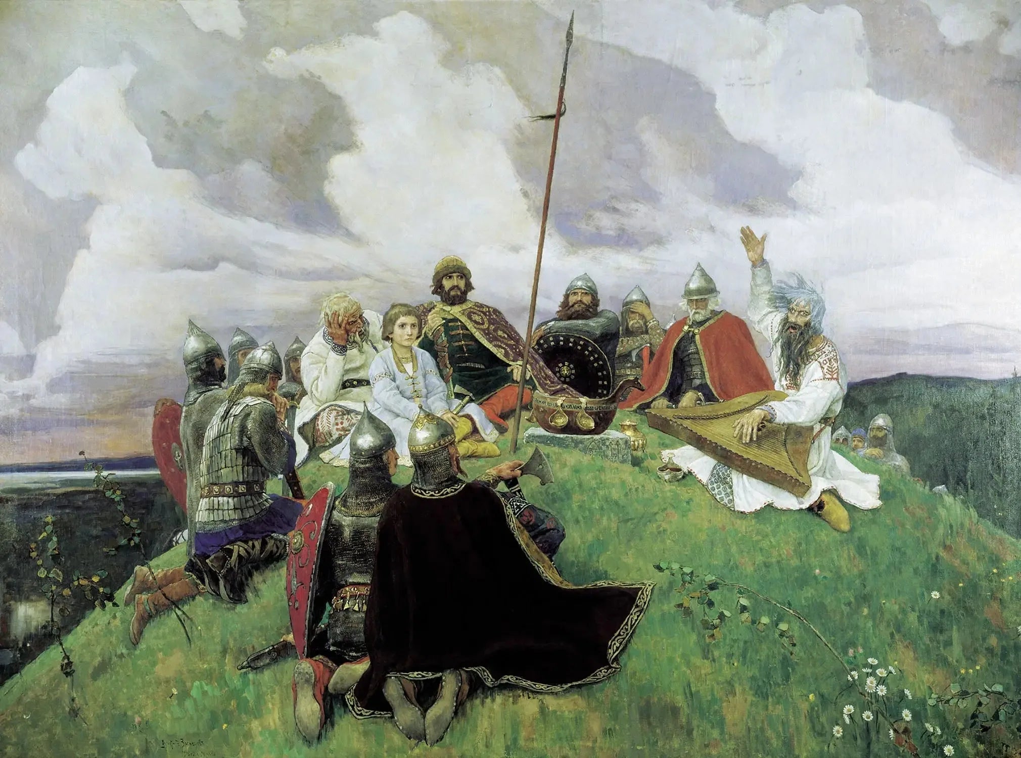 Boyan - Viktor Vasnetsov image 1 tableau peint à l’huile sur toile