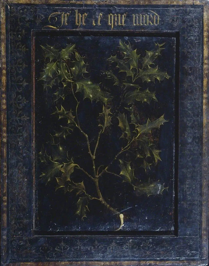 Branche de houx (verso) - Rogier van der Weyden