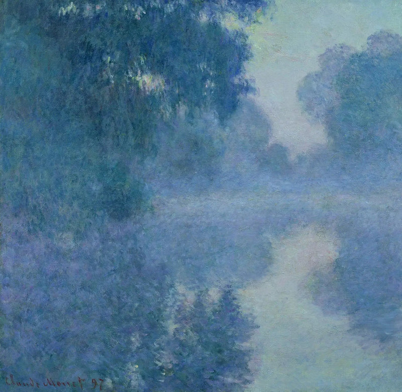 Bras de Seine près de Giverny, soleil levant - Claude Monet