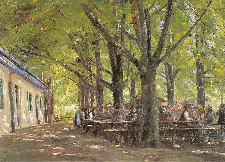 brasserie de campagne à Brannenbourg - Max Liebermann image 1 reproduction de peinture à l’huile