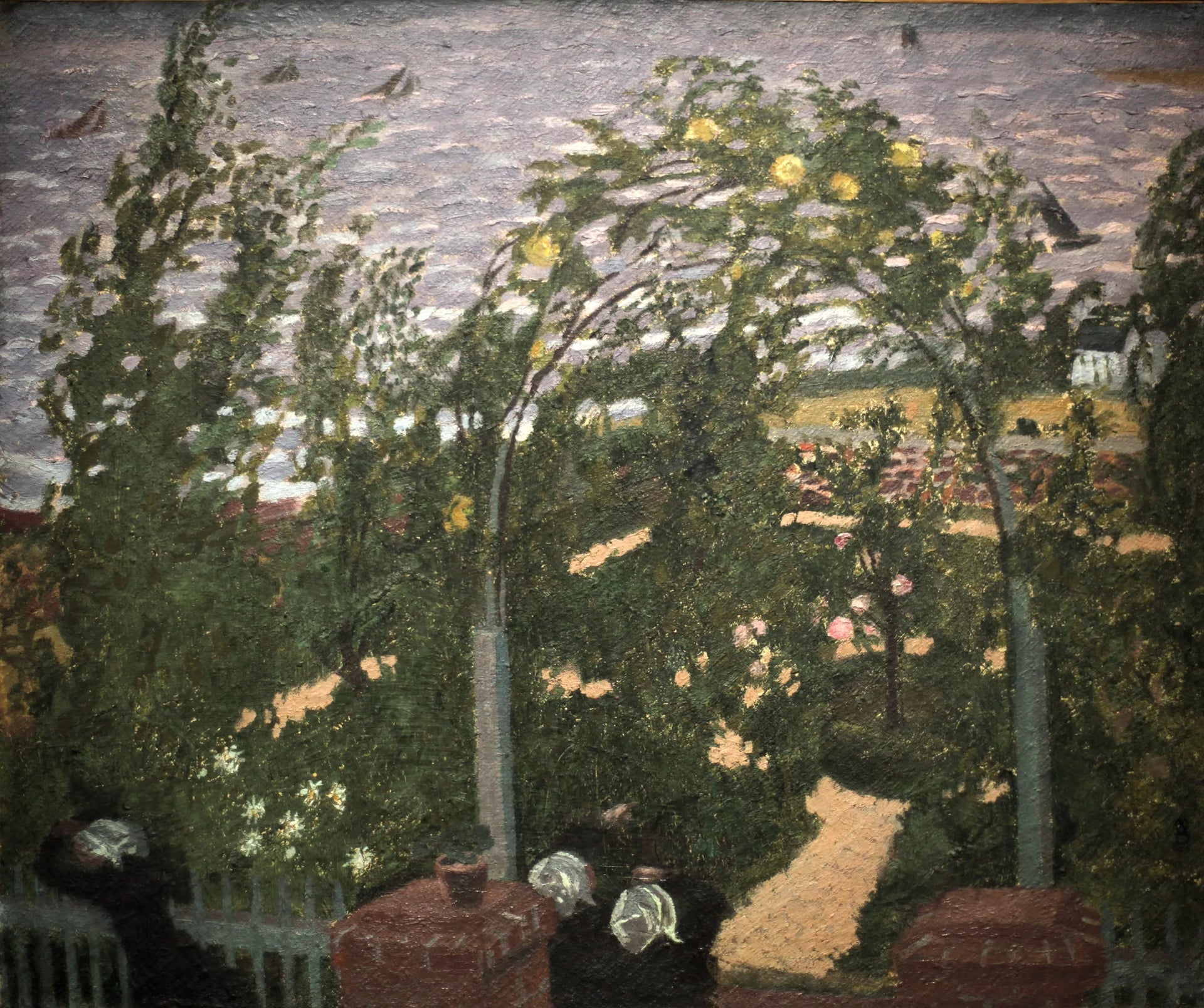 Bretonnes sous la tonnelle - Maurice Denis image 1 reproduction d’œuvre d’art à l’huile
