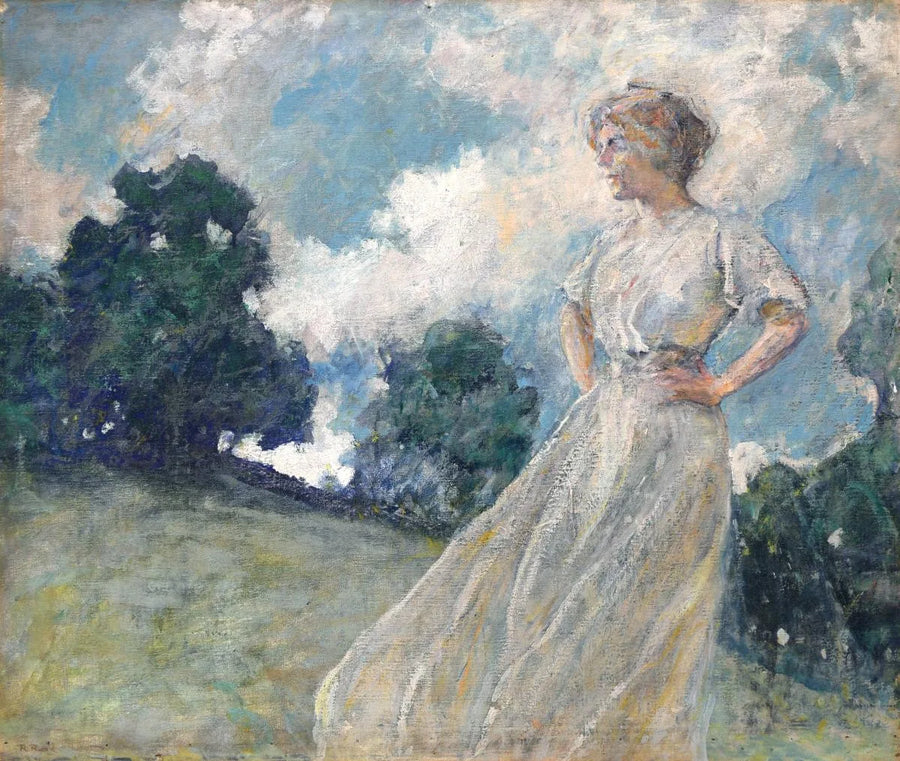 Brises d'été - Robert Lewis Reid image 1 reproduction de peinture à l’huile