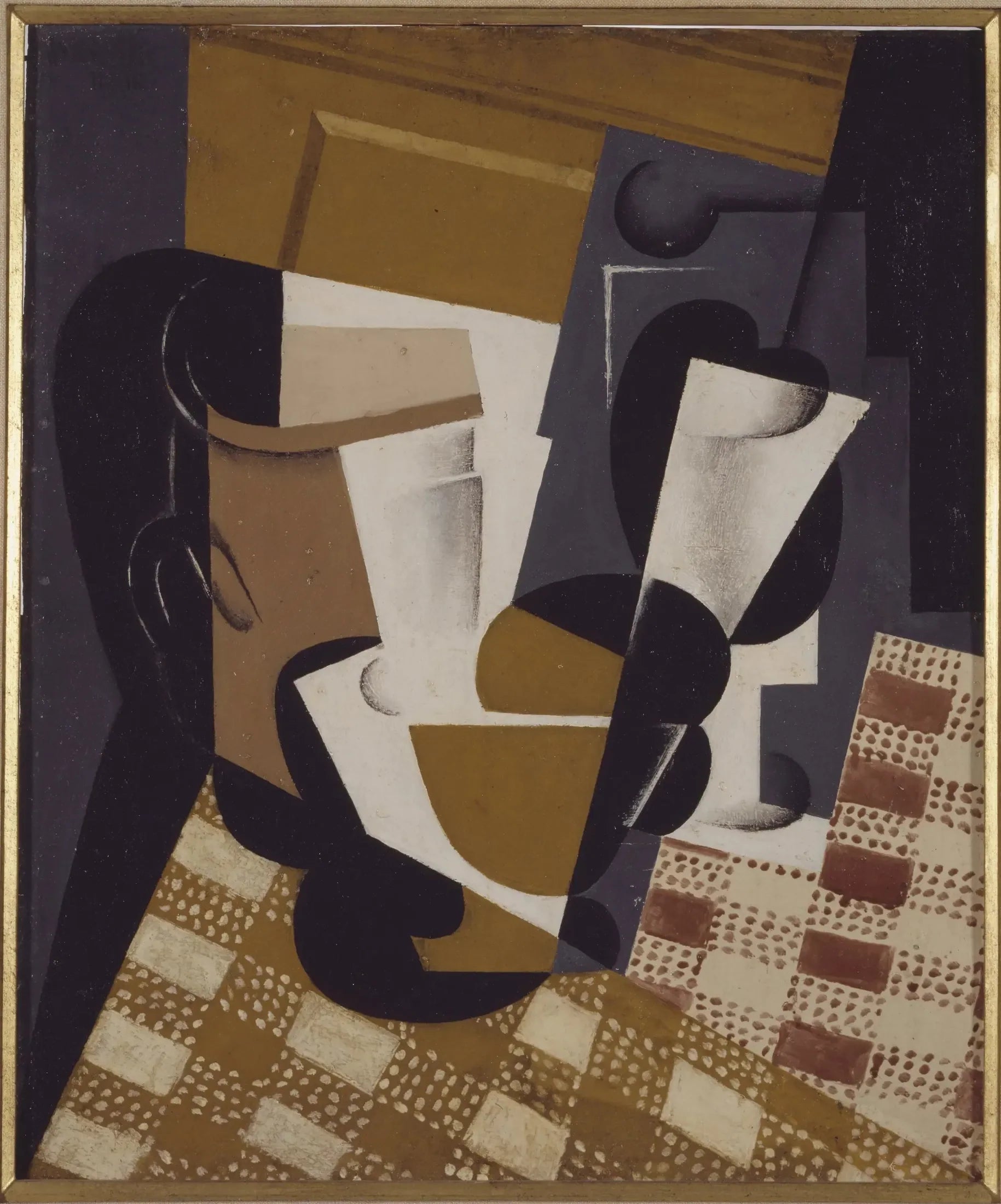 Broc et verre - Juan Gris image 1 reproduction de peinture à l’huile