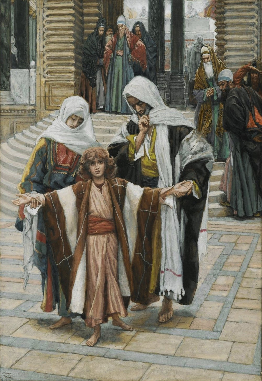 Jésus retrouvé dans le Temple - James Tissot