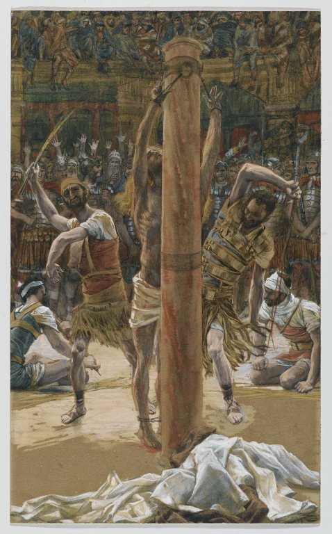 La Flagellation vue de dos - James Tissot