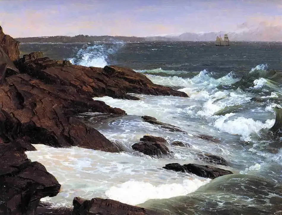 Brouillard au large de Mont Désert - Frederic Edwin Church - Alpha Reproduction