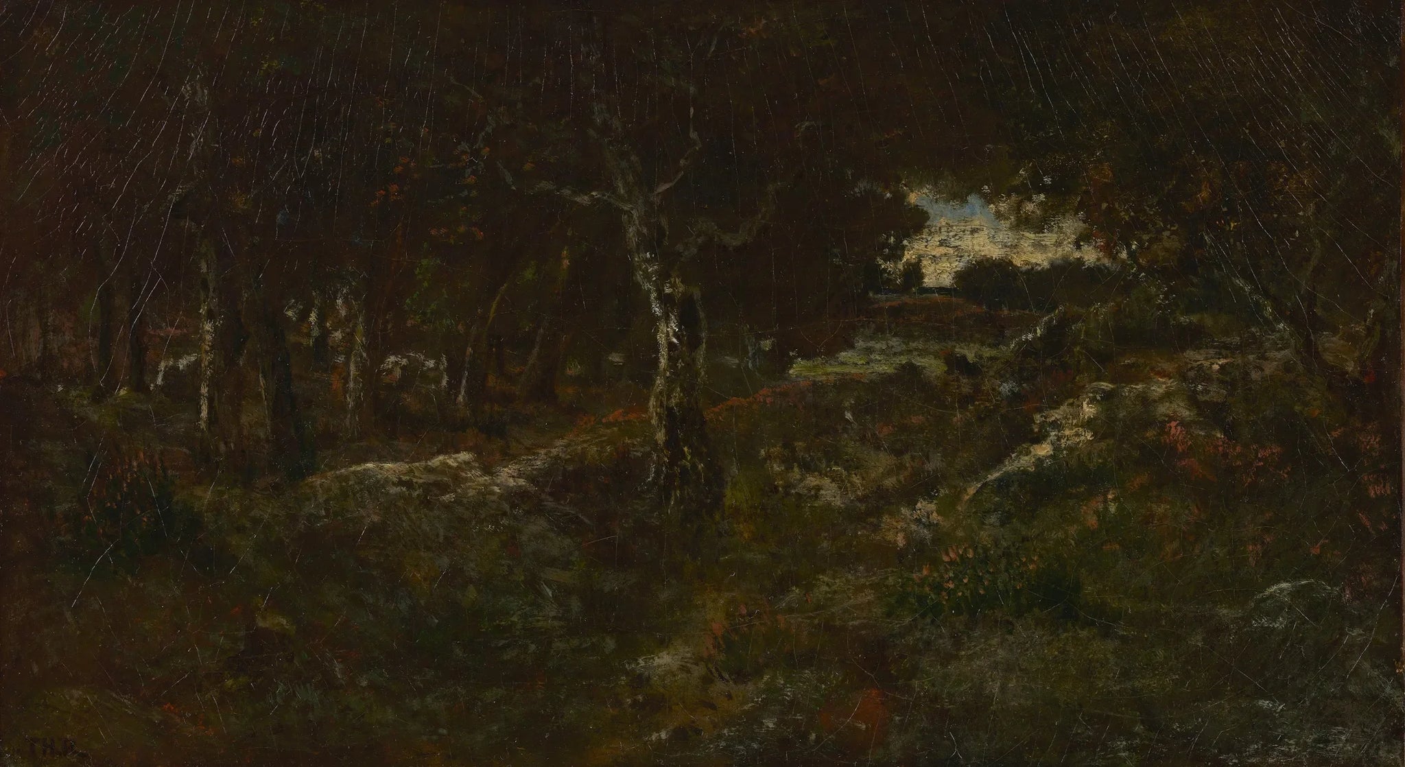 Broussailles - Théodore Rousseau image 1 reproduction de peinture à l’huile