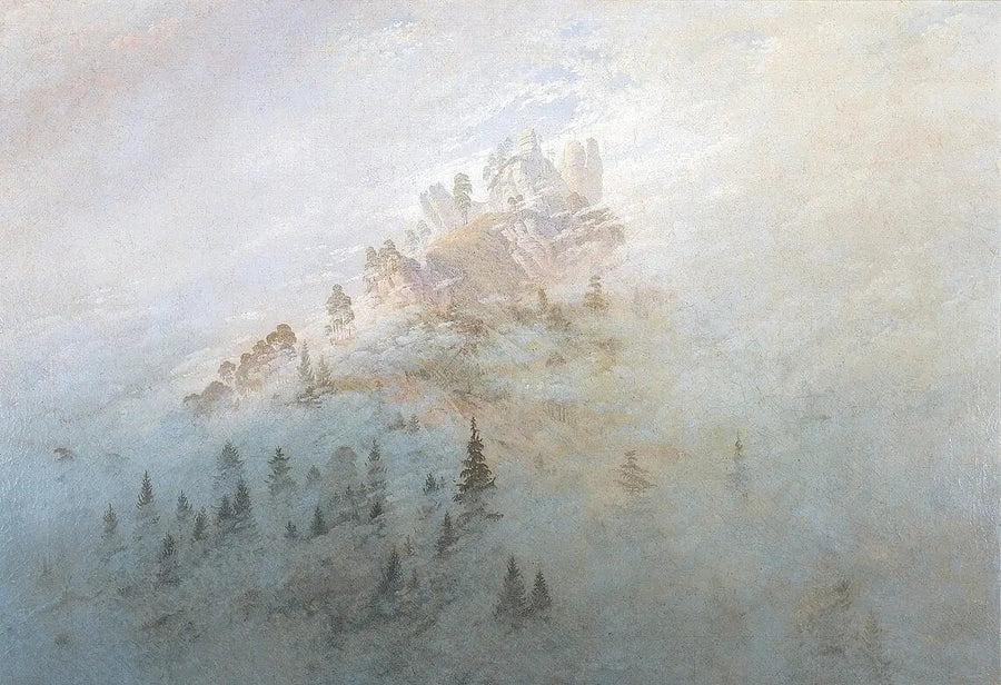 Brume matinale dans les montagnes - Caspar David Friedrich