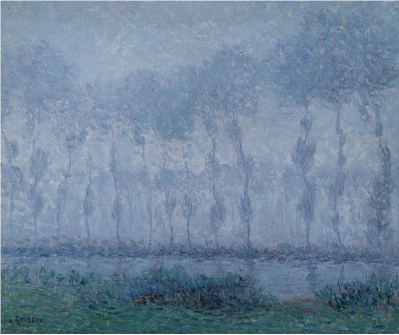 BRUME SUR L’EURE, SAINT-CYR - Gustave Loiseau image 1 tableau peint à l’huile sur toile
