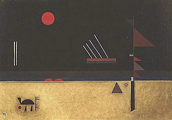 Brunâtre - Vassily Kandinsky image 1 tableau peint à l’huile sur toile