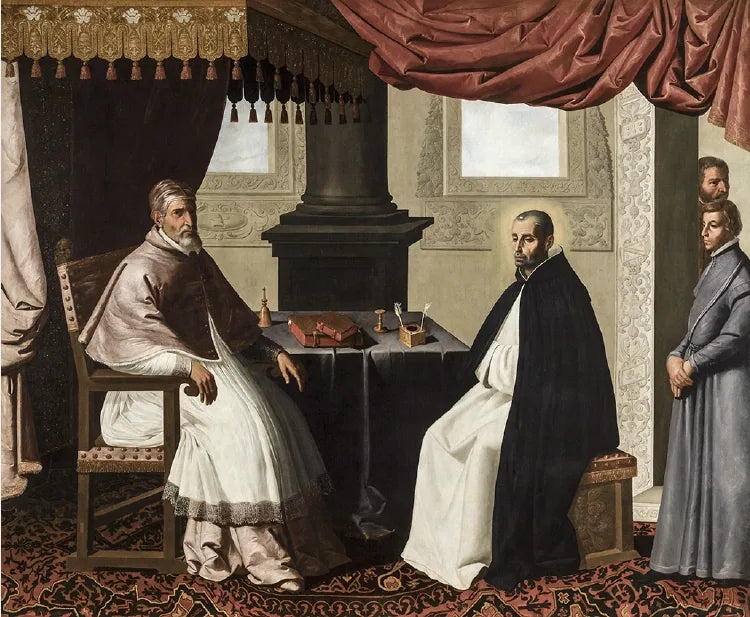 Bruno di Segni avec Urbain II - Francisco de Zurbarán