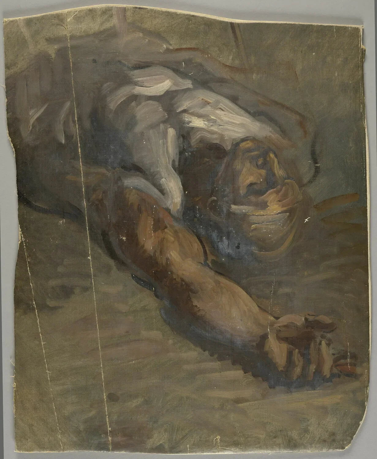 Buste d'homme - Théodore Chassériau image 1 reproduction de peinture à l’huile