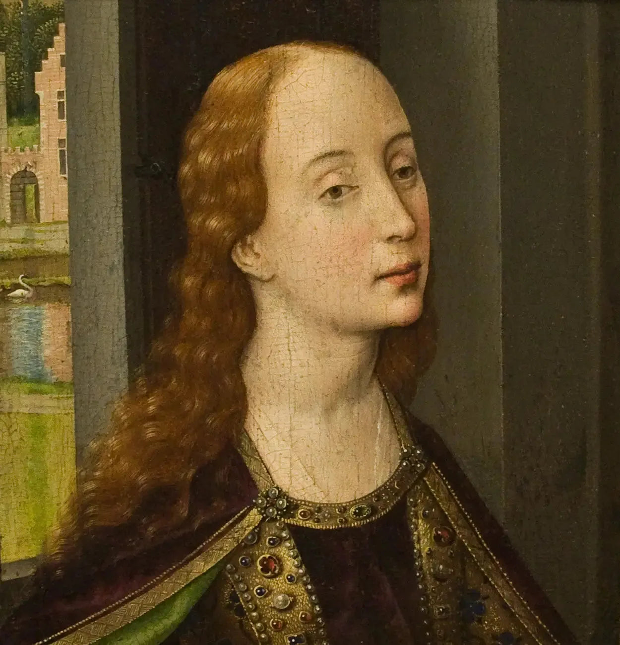 Buste de Catherine (?) - Rogier van der Weyden image 1 reproduction d’œuvre d’art à l’huile