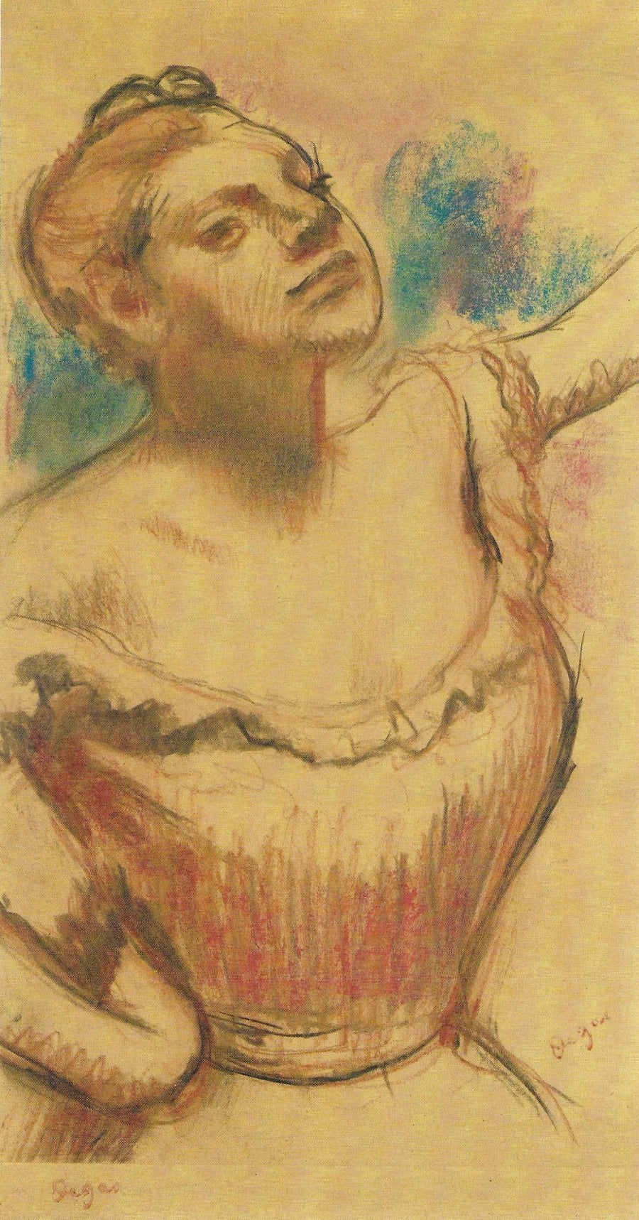 Danseuse au corsage rouge - Edgar Degas