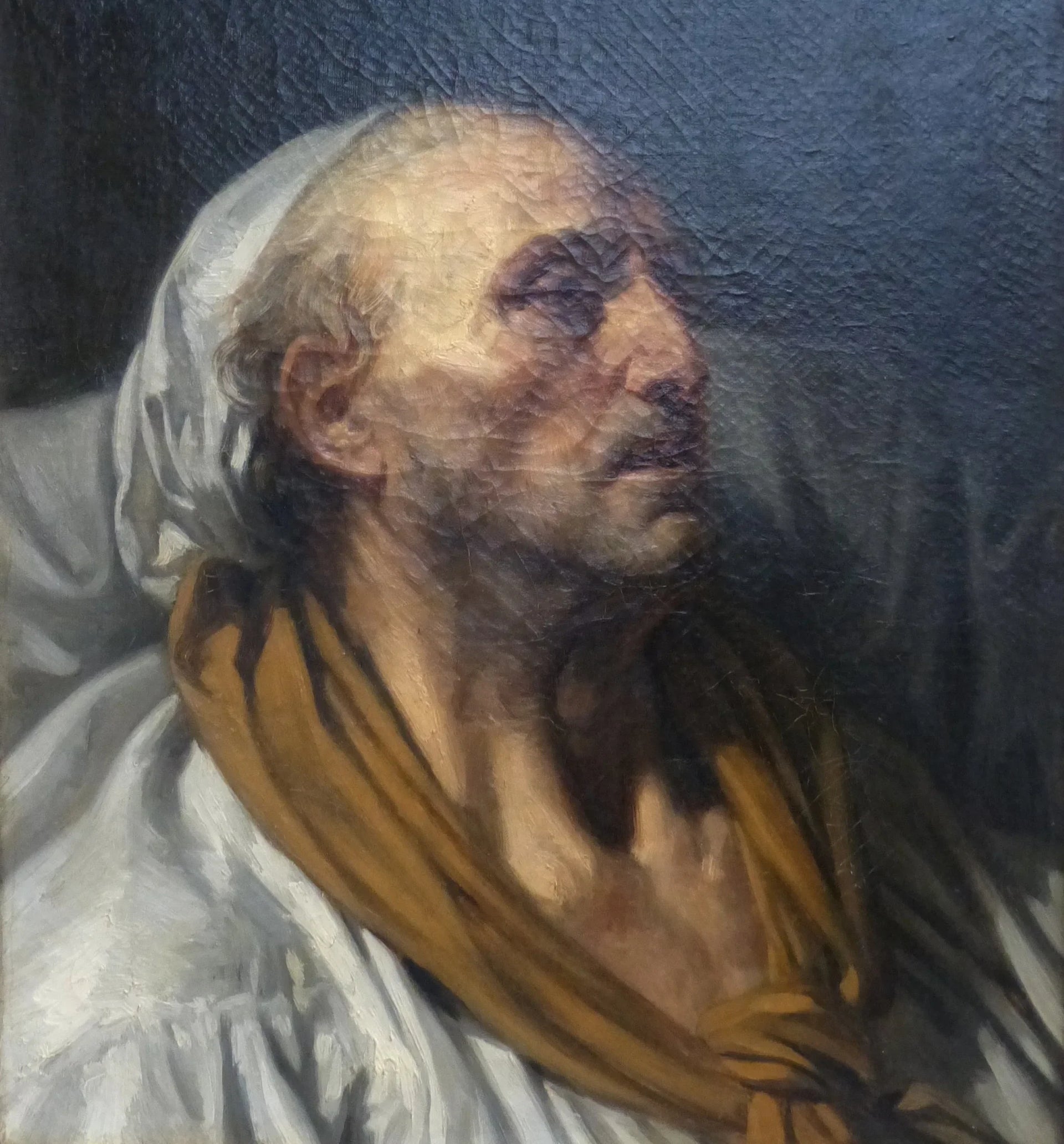 Buste du paralytique - Jean-Baptiste Greuze image 1 copie peinte à la main à l’huile