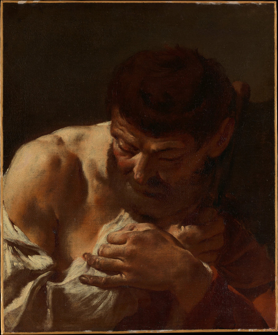 Buste d'homme (Saint Matthias?) - Giovanni Battista Piazzetta