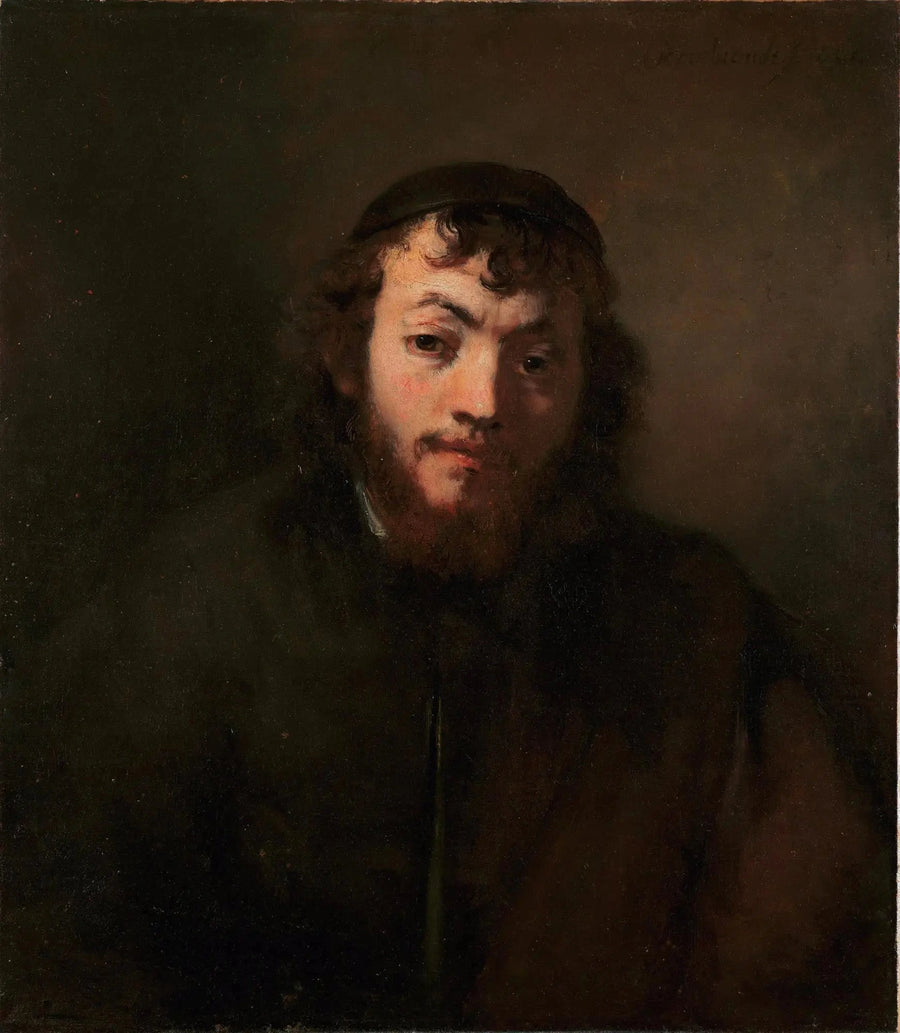 Buste d’un jeune homme juif – Rembrandt, 1663