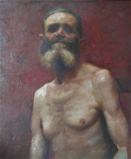 Buste masculin - Eliseu Visconti image 1 copie peinte à la main à l’huile