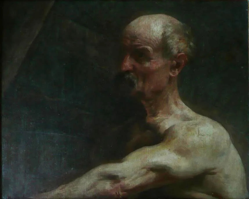 Busto de homem - Eliseu Visconti image 1 reproduction de peinture à l’huile
