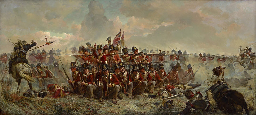 The 28th Regiment at Quatre Bras - Elizabeth Thompson