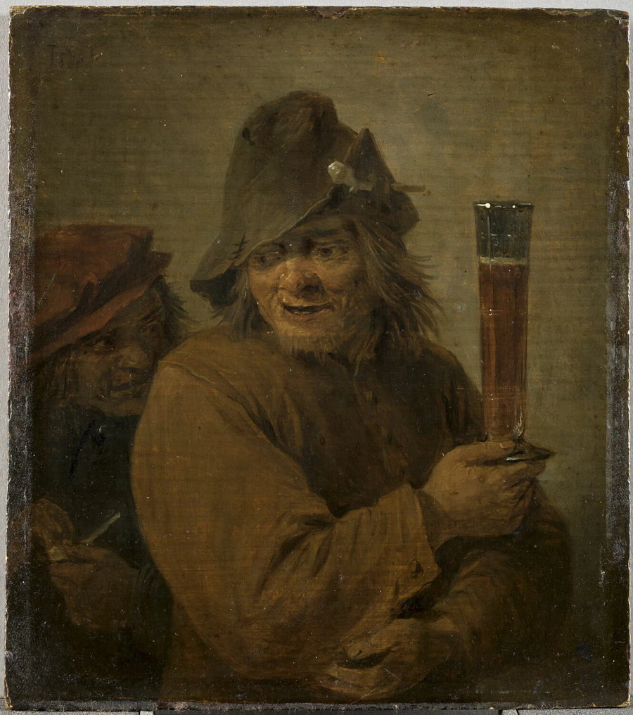 Le buveur de bière et le fumeur - David II Teniers