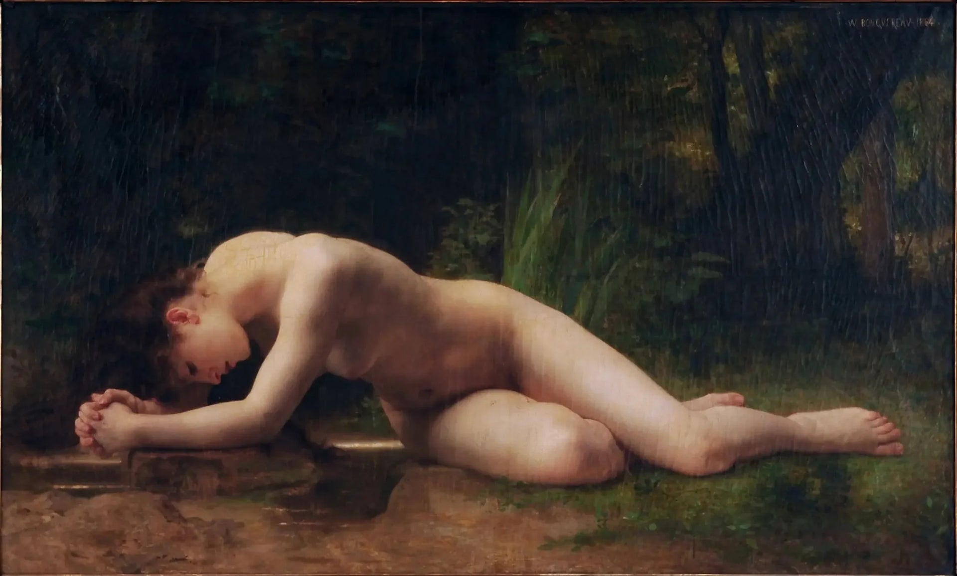 Byblis - Bouguereau image 1 copie peinte à la main à l’huile