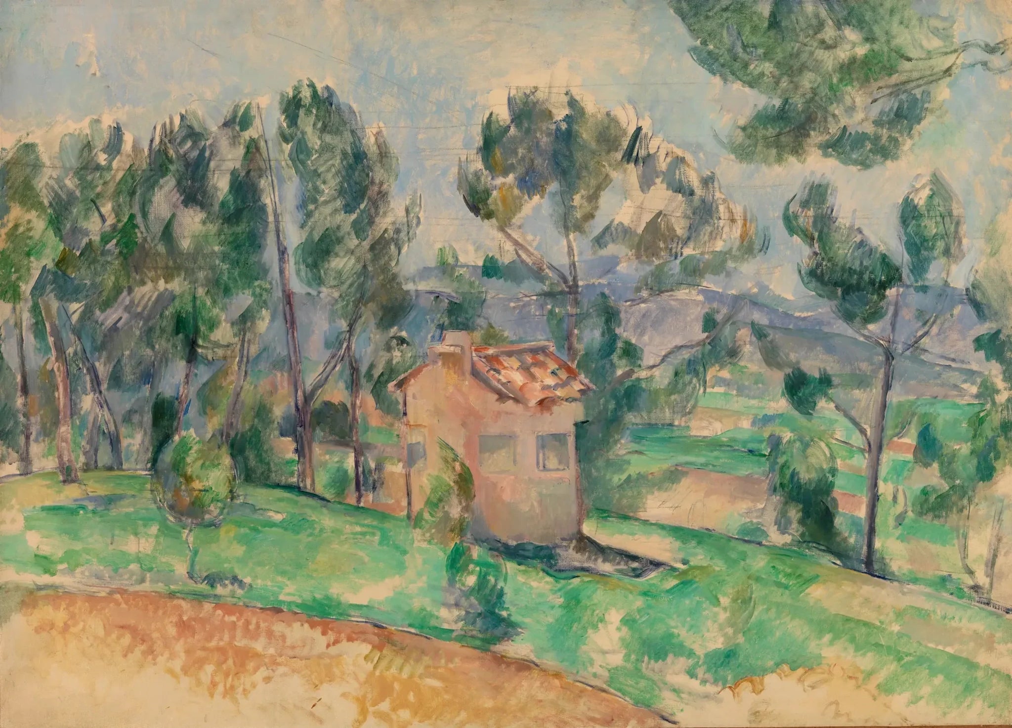 Cabane de chasse en Provence - Paul Cézanne image 1 reproduction réalisée par Alpha Reproduction