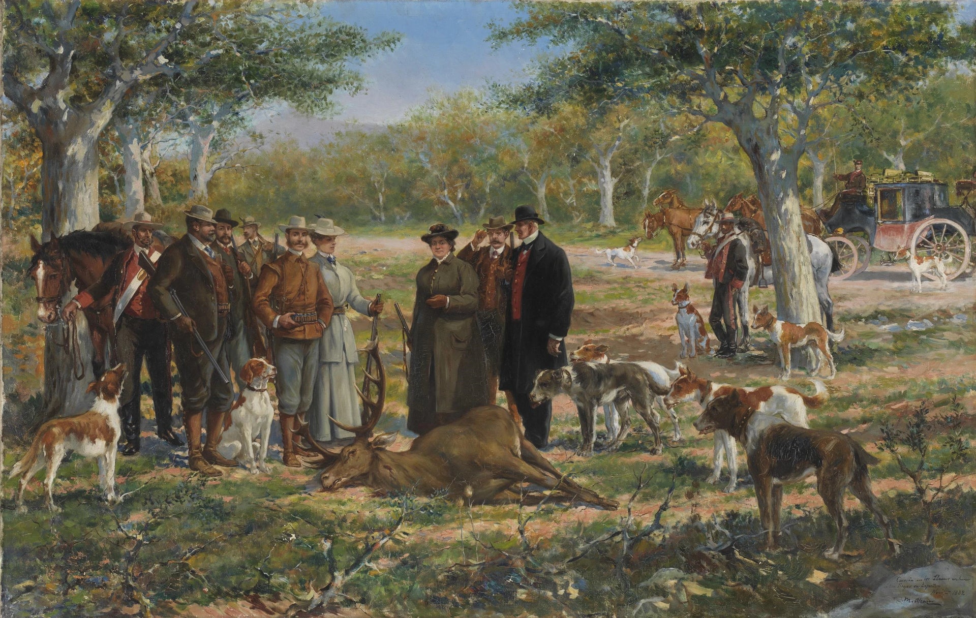 Cacería en los Llanos - Manuel Alcázar Ruiz