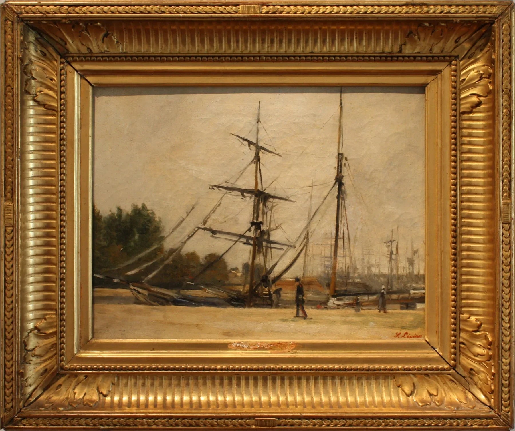 Caen : la Douane - Stanislas Lépine image 1 reproduction artisanale de tableau