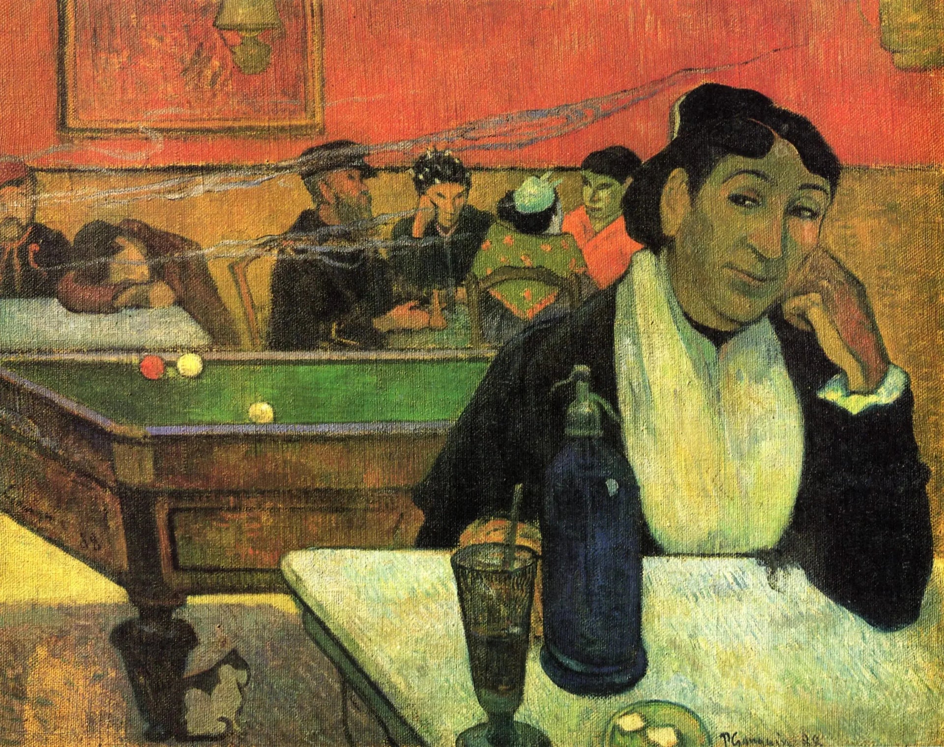 Café à Arles - Paul Gauguin image 1 reproduction d’œuvre d’art à l’huile