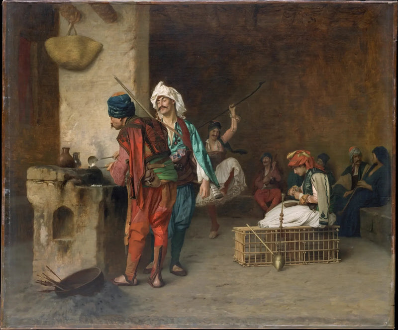 Café House, Le Caire (Casting Bullets) - Jean-Léon Gérôme