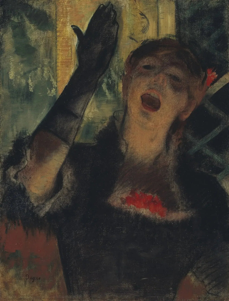 Café Singer - Edgar Degas