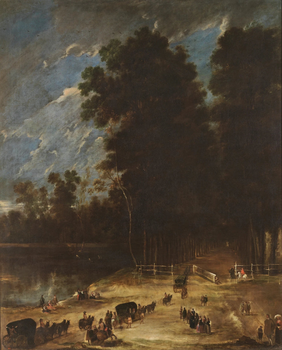 La Calle de la Reina à Aranjuez - Juan Bautista Martínez del Mazo