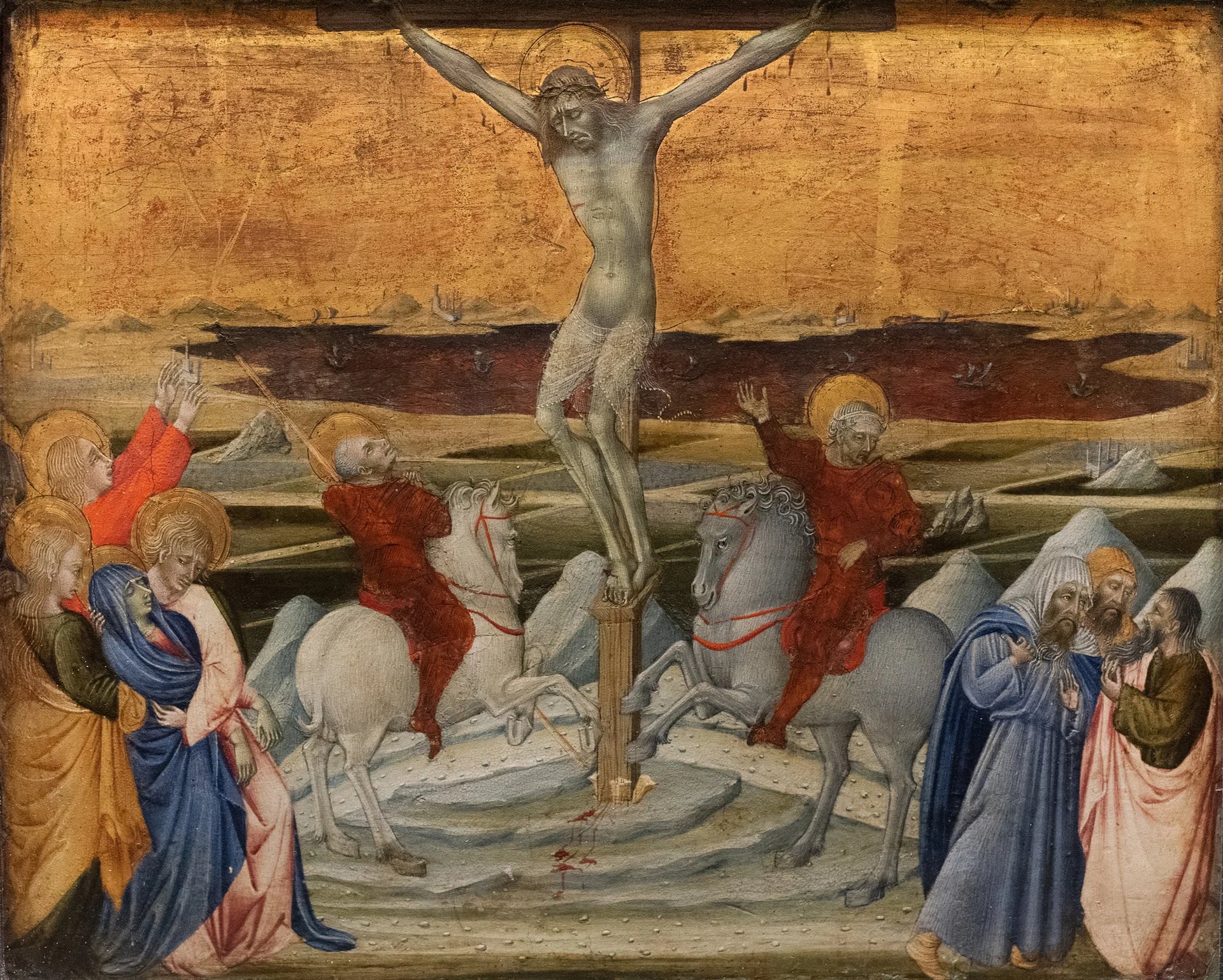 Calvaire - Giovanni di Paolo image 1 reproduction artisanale de tableau