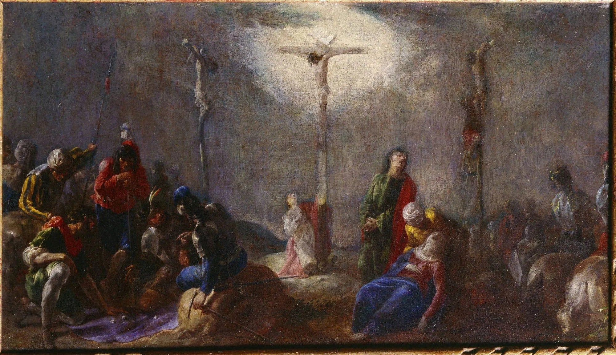 Calvaire - Johann Heinrich Schönfeld image 1 reproduction artisanale de tableau