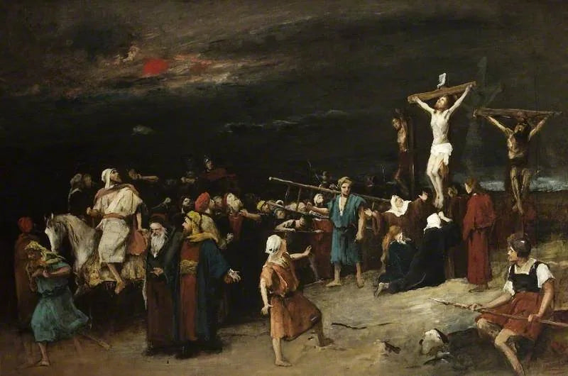 Calvaire - Mihály Munkácsy image 1 reproduction artisanale de tableau