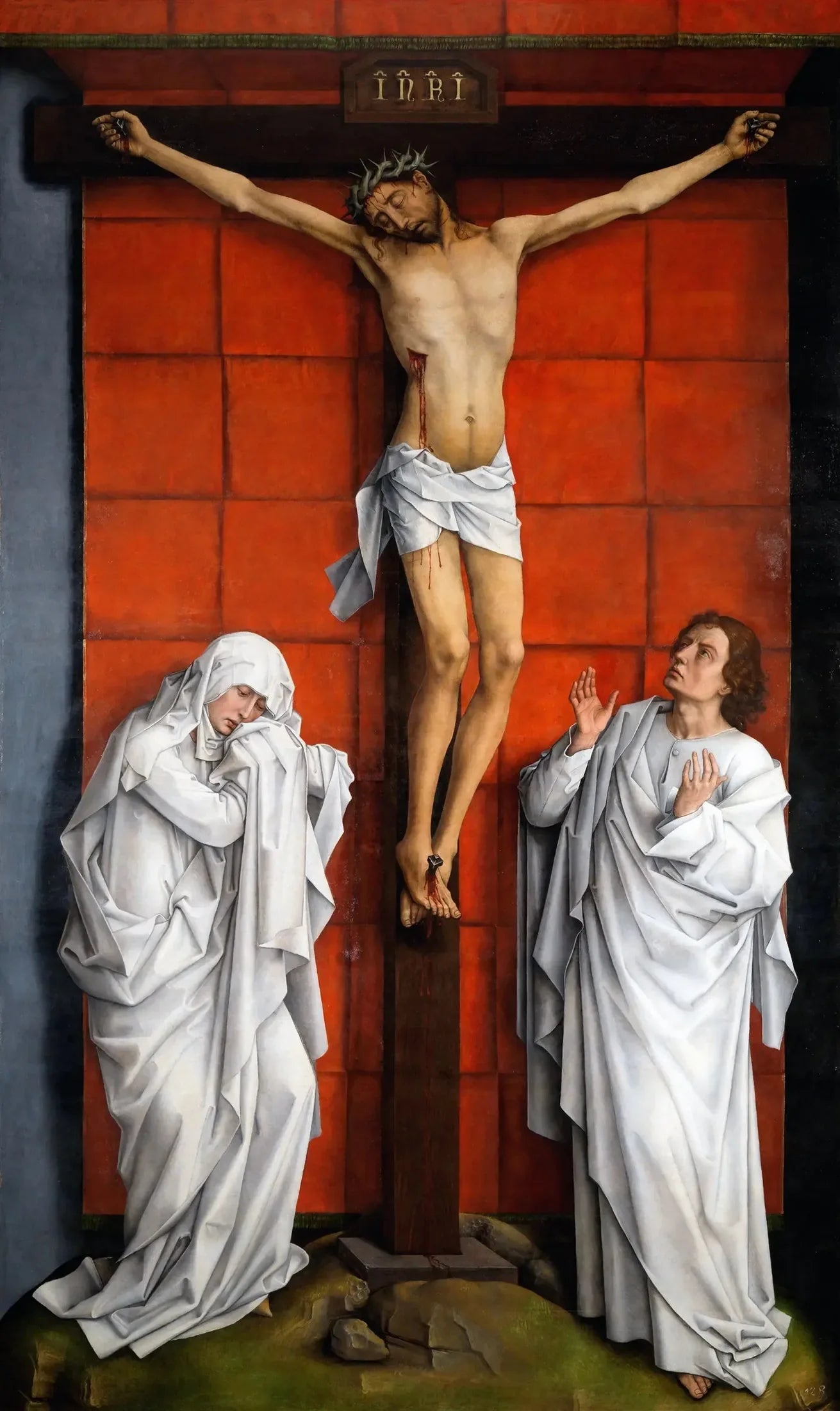Calvaire - Rogier van der Weyden image 1 copie peinte à la main à l’huile