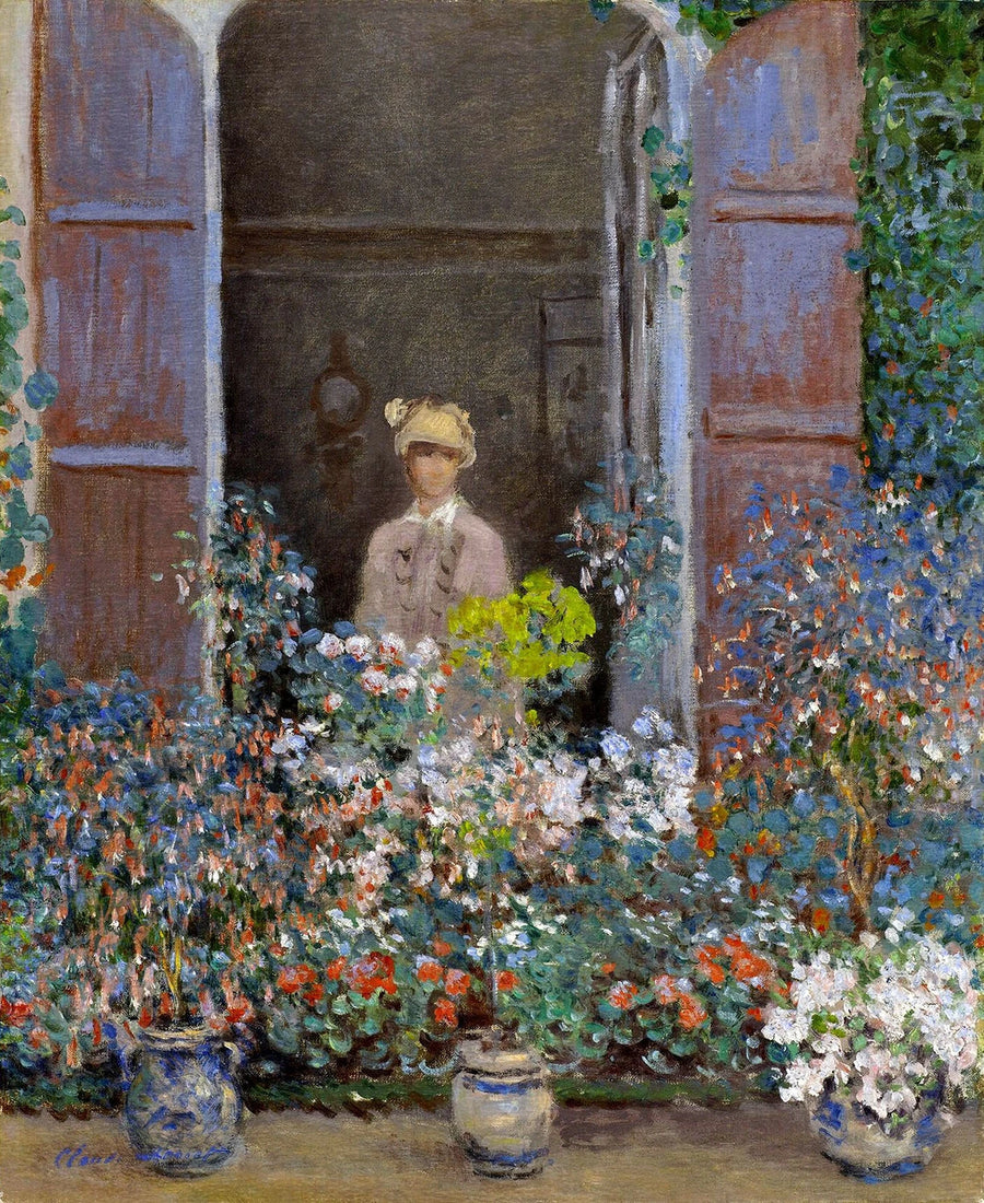 Camille à sa fenêtre, Argenteuil W287 – Claude Monet