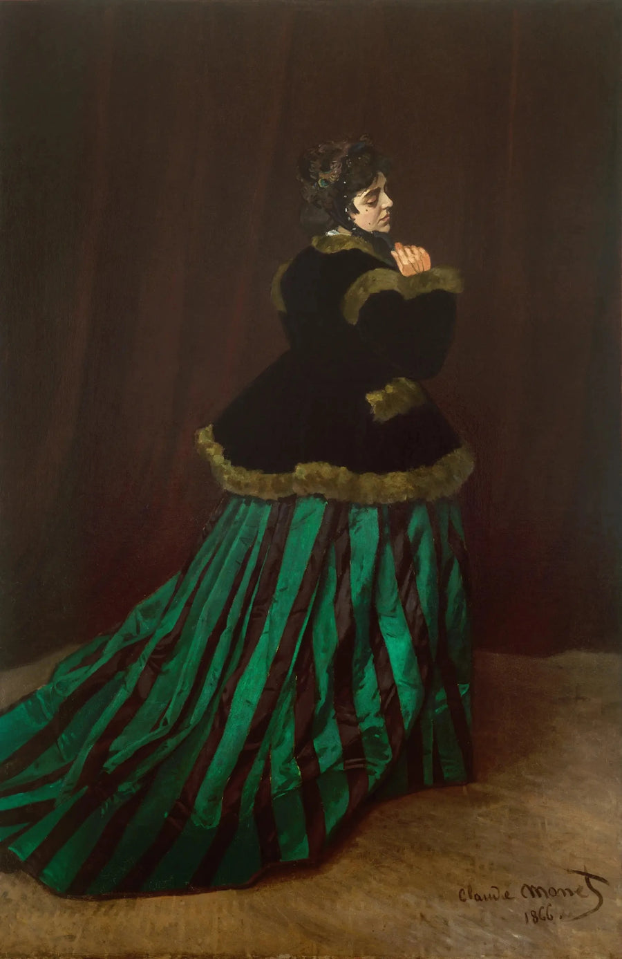 Camille ou La Femme à la robe verte W65 – Claude Monet