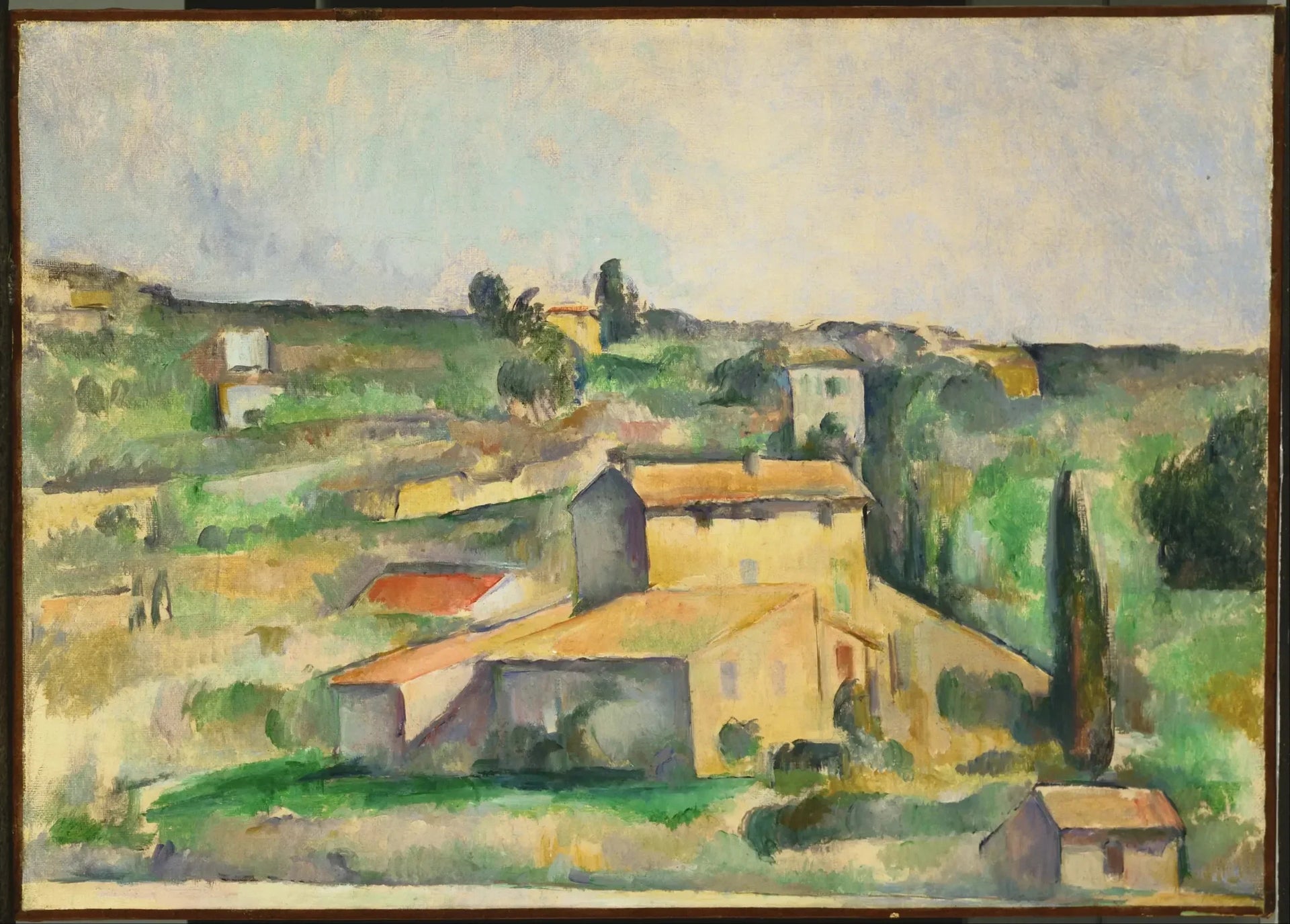 Campagnes de Bellevue - Paul Cézanne image 1 copie de tableau peinte à la main
