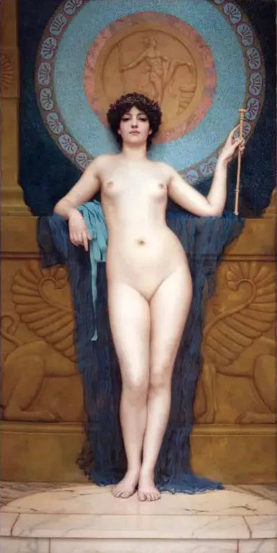Campaspe - John William Godward image 1 reproduction artisanale de tableau