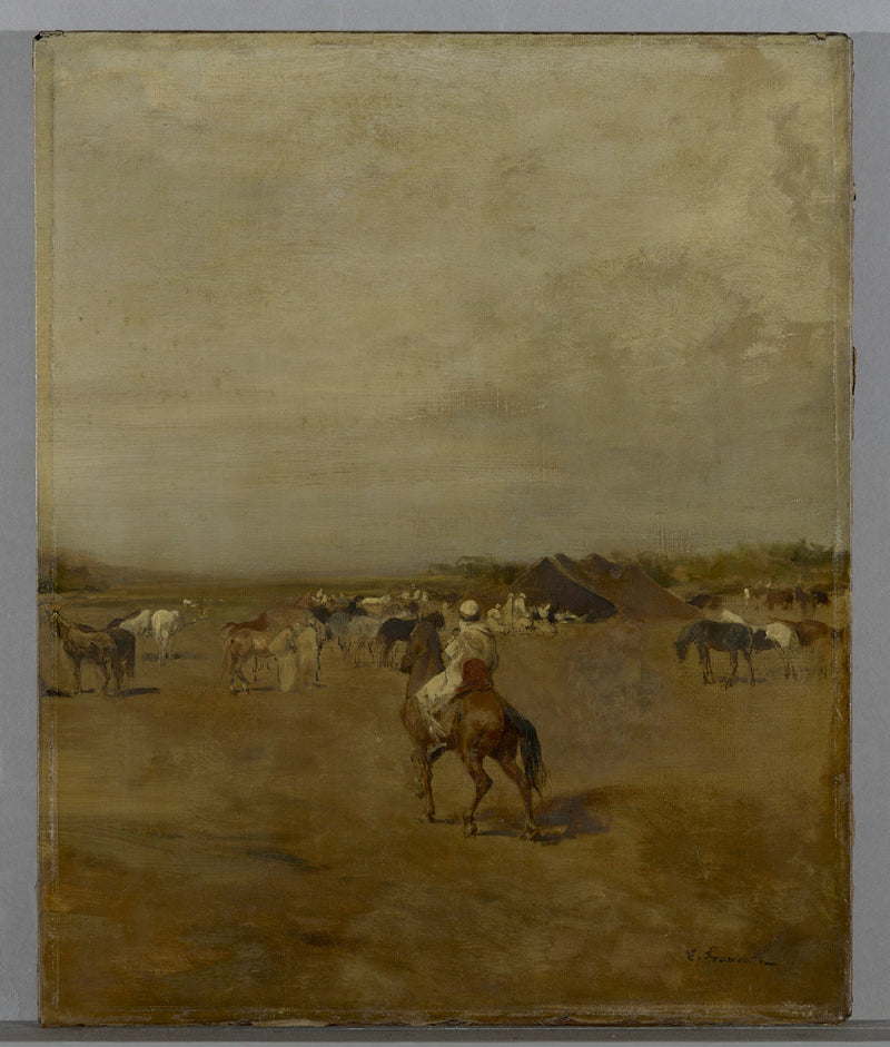 Campement arabe - Eugène Fromentin
