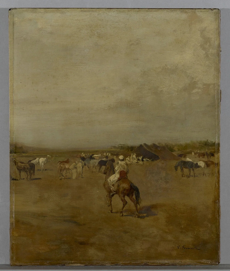 Campement arabe - Eugène Fromentin