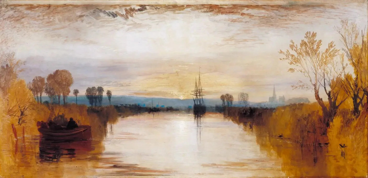 Canal de Chichester - J. M. W. Turner image 1 reproduction artisanale de tableau