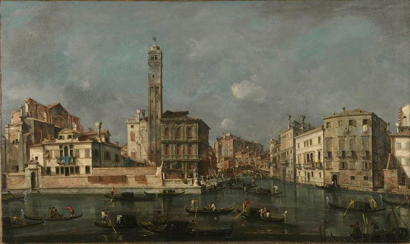 Canal Grande bei San Geremia - Francesco Guardi